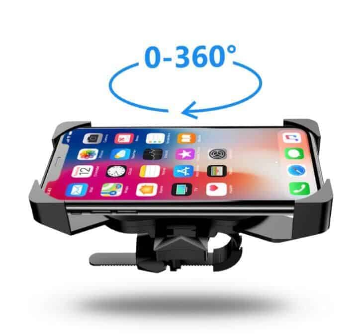 Universal Push Button Phone Holder For Bikes - Handlebar Holder - HiTechnology