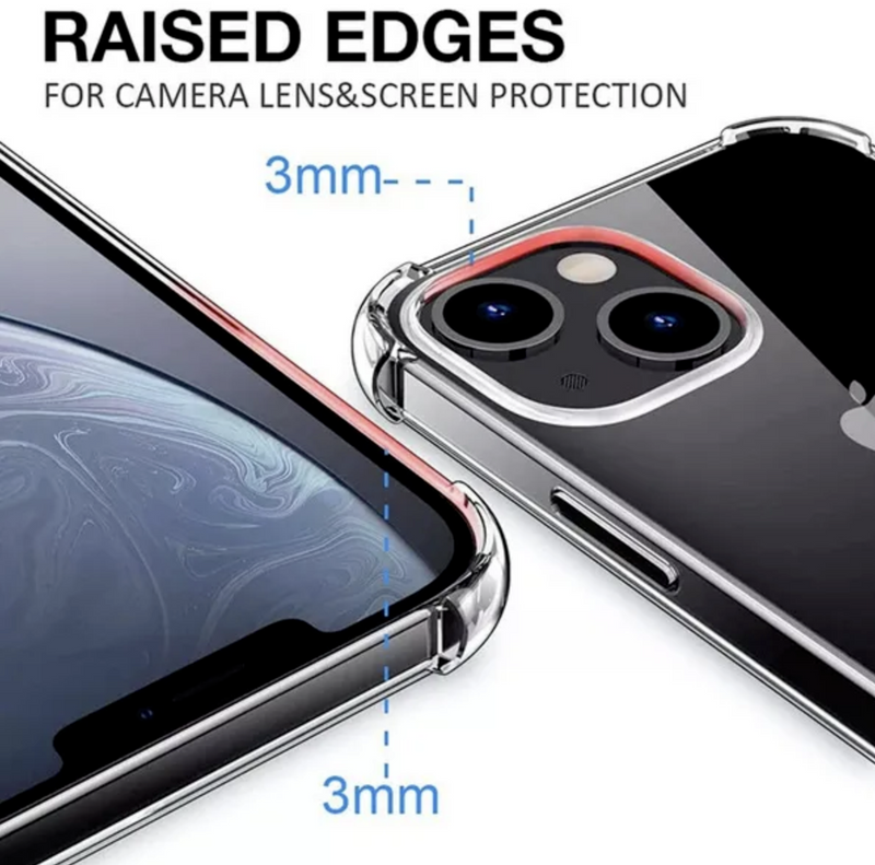 Ultra HD Clear Shockproof Back Case For iPhone 15 Series