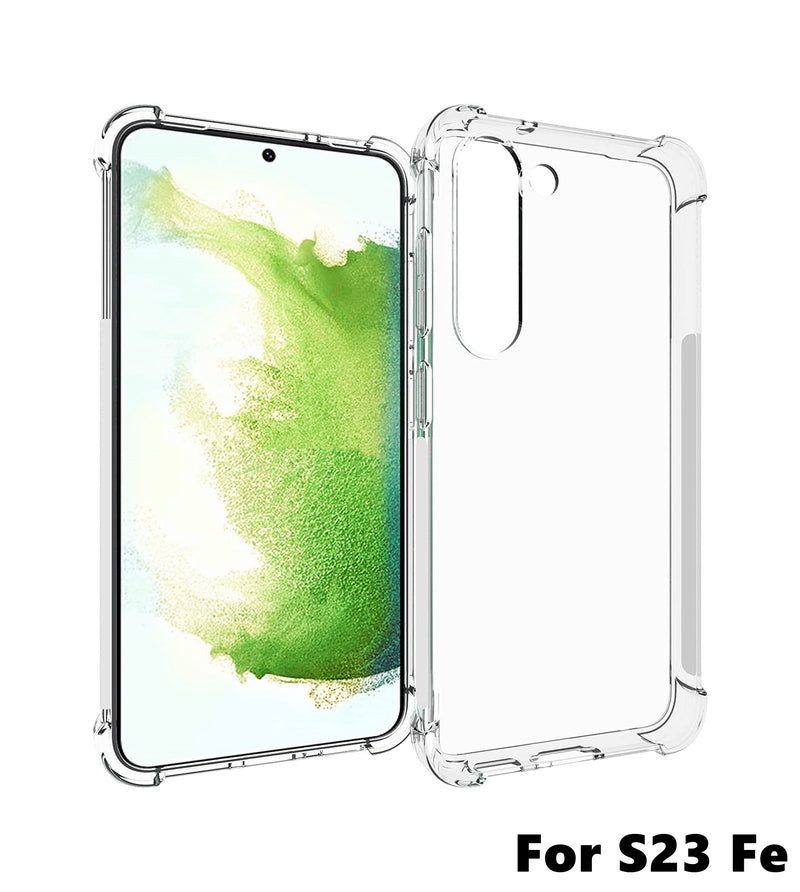 Transparent Clear Case For Samsung Galaxy S Series – With Shockproof Corner Bumper - HiTechnology