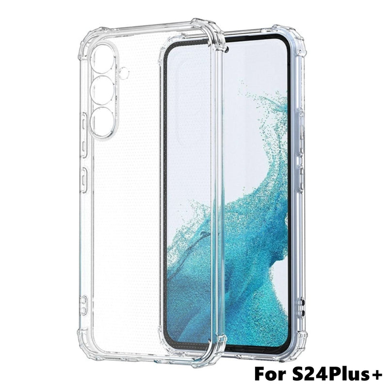 Transparent Clear Case For Samsung Galaxy S Series – With Shockproof Corner Bumper - HiTechnology