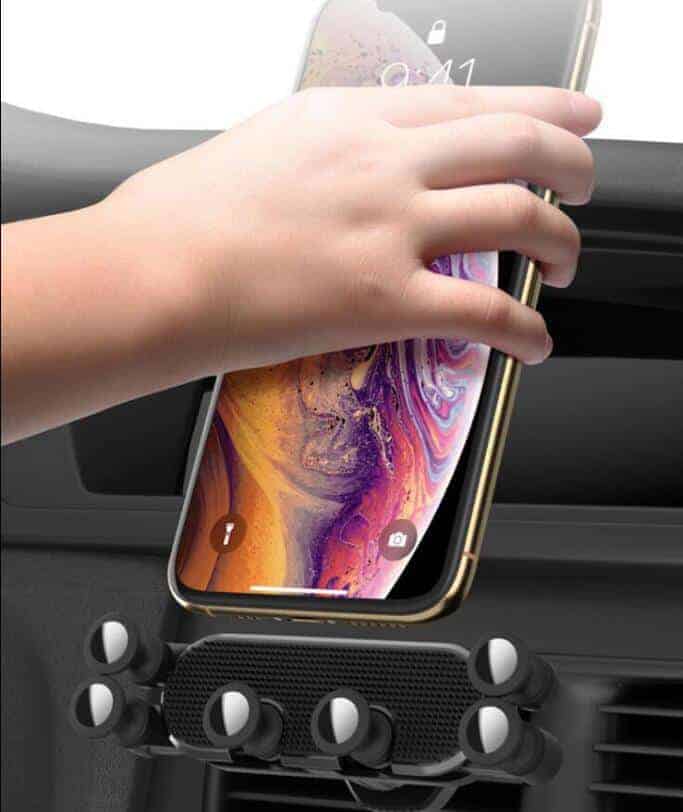 Universal Gravity Phone Holder Bracket - Air Vent Clip - HiTechnology