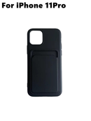 Silicone Shockproof Case For iPhone Models - With Card Holder Slot - HiTechnology