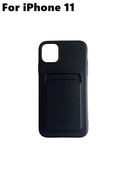 Silicone Shockproof Case For iPhone Models - With Card Holder Slot - HiTechnology