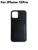 Silicone Shockproof Case For iPhone Models - With Card Holder Slot - HiTechnology
