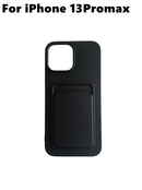 Silicone Shockproof Case For iPhone Models - With Card Holder Slot - HiTechnology
