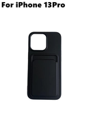 Silicone Shockproof Case For iPhone Models - With Card Holder Slot - HiTechnology