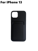 Silicone Shockproof Case For iPhone Models - With Card Holder Slot - HiTechnology
