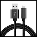 Lightning Charging / Data Cable For Apple Devices - Nylon Braided Strong Quality - HiTechnology