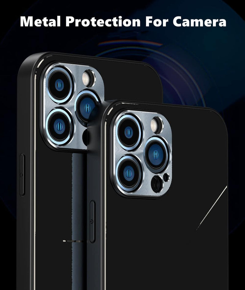 Shockproof Metal Back Case Cover For iPhone 13/13Pro/13ProMax - Bring Real Luxury Feeling With Your Phone - HiTechnology