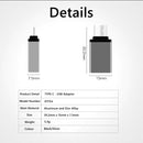 USB-C To USB-A Female 3.0 OTG Adapter - HiTechnology