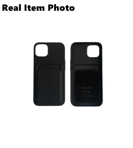 Silicone Shockproof Case For iPhone Models - With Card Holder Slot - HiTechnology