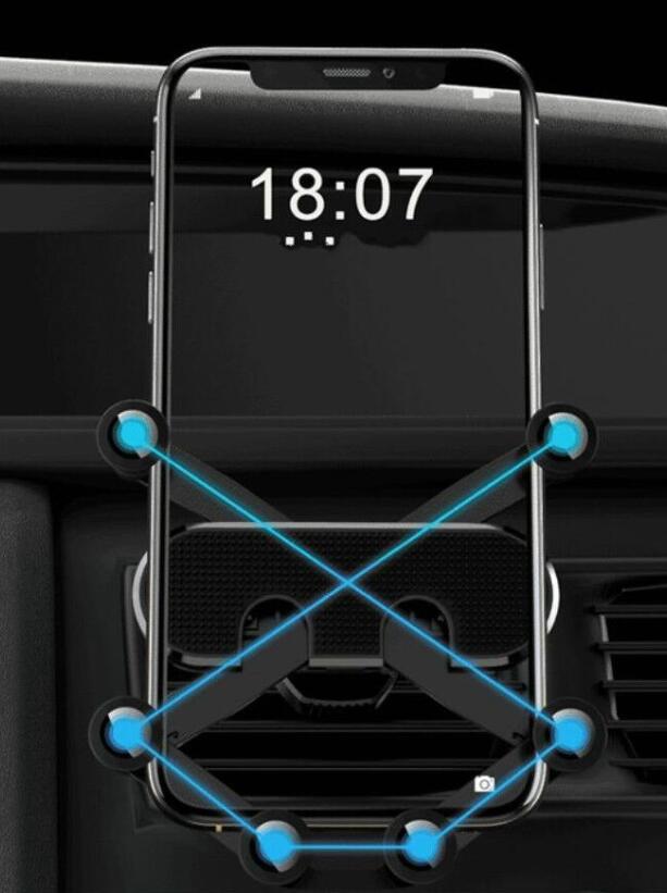 Universal Gravity Phone Holder Bracket - Air Vent Clip - HiTechnology