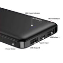 10,000mAh Dual USB Fast Charging Portable Power Bank - HiTechnology