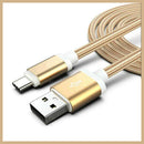 USB Type C Data Charging Cable - Nylon Braided Heavy Duty - HiTechnology