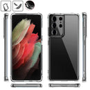 Transparent Clear Case For Samsung Galaxy S Series – With Shockproof Corner Bumper - HiTechnology