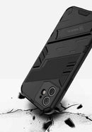 Shockproof Hard Back Case Cover For iPhone 13 12 11 X Series - Upgraded Feature With Desktop Stand - HiTechnology