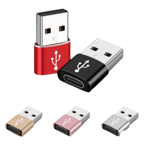 USB-A Male to USB-C Female 3.0 Port Adapter