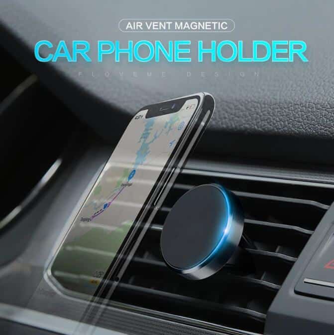 Mini Universal Magnetic Phone Holder - Air Vent Clip - HiTechnology
