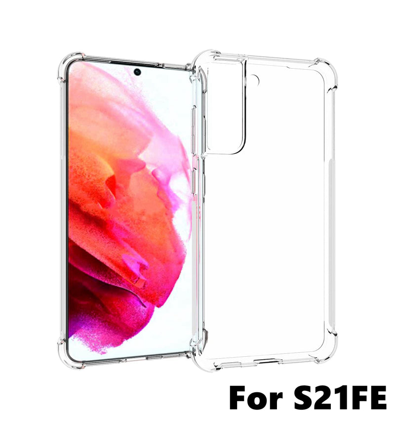 Transparent Clear Case For Samsung Galaxy S Series – With Shockproof Corner Bumper - HiTechnology