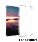 Transparent Clear Case For Samsung Galaxy S Series – With Shockproof Corner Bumper - HiTechnology