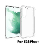 Transparent Clear Case For Samsung Galaxy S Series – With Shockproof Corner Bumper - HiTechnology