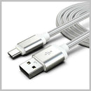 USB Type C Data Charging Cable - Nylon Braided Heavy Duty - HiTechnology
