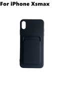 Silicone Shockproof Case For iPhone Models - With Card Holder Slot - HiTechnology