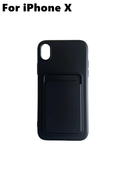 Silicone Shockproof Case For iPhone Models - With Card Holder Slot - HiTechnology